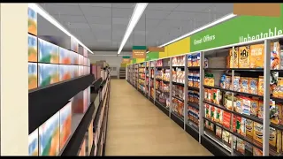 Virtual Store Walk Through To Aisle