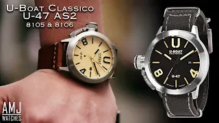 U-Boat Classico U-47 AS2 (8105 & 8106) Black & Cream Unboxing & Showcase