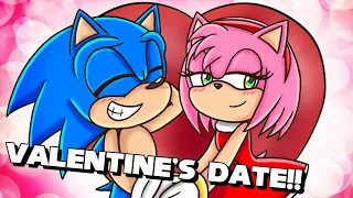 ❤️ Sonic's VALENTINE'S DATE!! - Sonic & Amy's Gaming Date