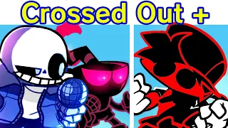 Friday Night Funkin' VS Indie Cross Crossed Out + (Nightmare: Cuphead Sans Bendy/FNF Mod/Remastered)