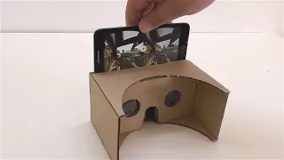 Как сделать Виртуальные очки из картона