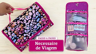 Como costurar Necessaire de Viagem