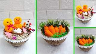 2 Economical Easter/Spring Craft made with waste materials |DIY Low budget Easter décor idea(Part18)