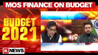 MoS Anurag Thakur Speaks To Arnab Goswami On Budget 2021, Assures 'No Tax Burden On Citizen'