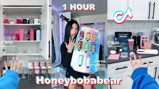 * 1 HOUR * HONEY BOBA BEAR TikTok Videos Compilation 2024 | *That Girl* Cleaning & Organizing