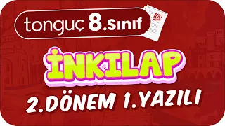 8.Sınıf İnkılap 2.Dönem 1.Yazılıya Hazırlık 📑 #2024