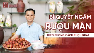 Cách ngâm rượu Mận đúng cách phong cách Nhật Bản