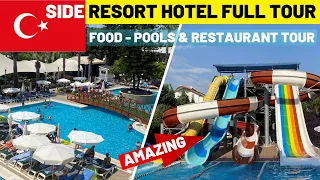 Side Resort Hotel Full Tour - Rooms, Pools, Bars & Food, Antalya, Turkey