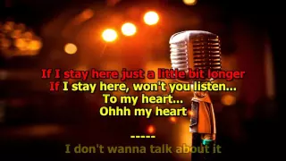 I Don't Want to Talk About It - (HD Karaoke) Rod Stewart