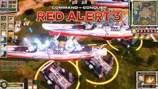 Command and Conquer Red Alert 3 World in Conflict MOD Rising Sun Mass Production of Tier 6 Troops!