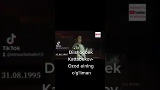 Дилшодбек Каттабеков-Озод элнинг углиман(1995 йил)(Ретро видео)
