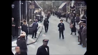 Streets of Amsterdam in 1922 [60 fps]