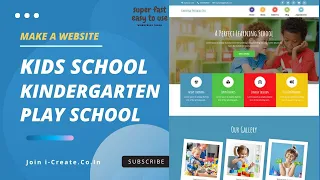 Make PreSchool Play School Website using WordPress | Easy & Fast Kindergarten School WordPress Theme