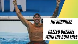 Caeleb Dressel wins Gold | Tokyo Olympics 2020 Men's 50M Freestyle Final