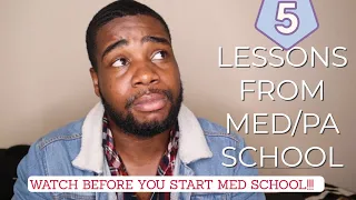 5 important Lessons from medical/PA school | Physician Associate UK