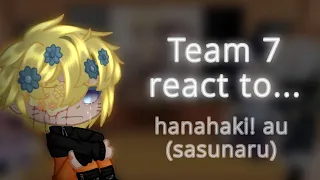 Team 7 react to tik tok [] RUS [] 5/6 [] sasunaru [] yaoi [] hanahaki!au [] Gacha Club [] Naruto