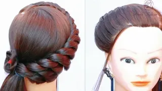 2024 Easy Bridal Hairstyles With Trick | Beautiful French 2 Sided Braids | stylish Braid