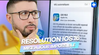 iOS 16 : Résoudre l’erreur de la mise à jour impossible facilement ! [Tuto] [2022]