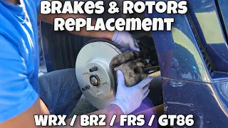 How to Replace Brake Pads and Rotors on WRX/BRZ/FRS/GT86 (COMPLETE Guide)