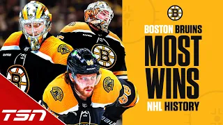 BRUINS CLAIM THE MOST WINS IN NHL HISTORY!