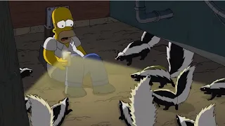 The Simpsons - Skunk Scene