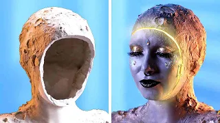 SILICONE VS BODY || AMAZING CRAFTS WITH SHAPE OF YOUR BODY PARTS