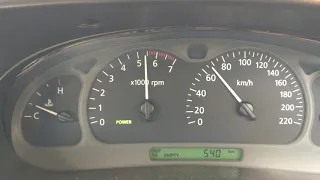 Holden Commodore VX V6 wagon 0 - 100 km/hr