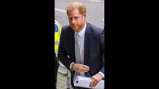 An emotional Prince Harry gives evidence