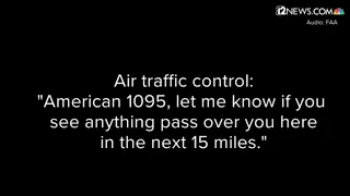 Pilots report encounter with UFO over southeastern Arizona