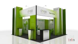 3 in 1 Exhibition Stand Design Ideas using Creeya™ Custom Modular Exhibition Stand