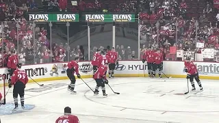 Luke Hughes FIRST NHL Game Warmups - New Jersey Devils vs. Buffalo Sabres 4/11/23