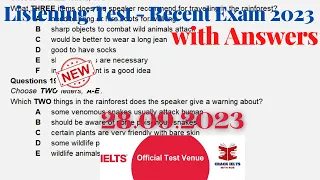 IELTS Listening Actual Test 2023 with Answers | 28.09.2023