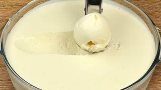 All you need is milk! The most delicious homemade ice cream in 10 minutes!