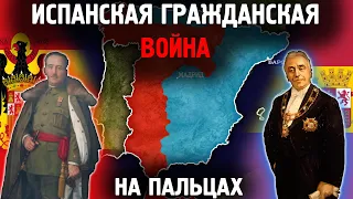 Испанская Гражданская Война на пальцах