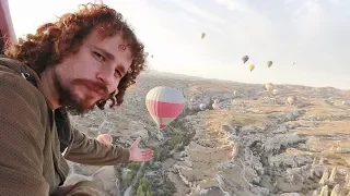 How does it feel to fly 900 meters in a hot air balloon? | Cappadocia - Turkey 🇹🇷