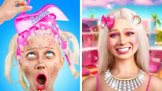 De Barbie Pobre a Barbie Rica 💔 Desafío de Transformación de Muñecas 💸