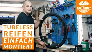 Tubeless Reifen einfach montiert: So wird dein Gravelbike schlauchlos.