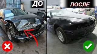 РАЗБИЛ BMW E39 ! Кузовной ремонт