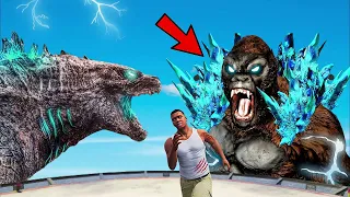 KING KONG vs GODZILLA Fight In GTA 5 PART 2 | EPIC BATTLE