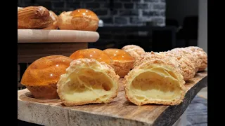 RECETTE TECHNIQUE - LES SECRETS DE LA PÂTE A CHOUX + craquelin et caramel. Comment réussir les choux