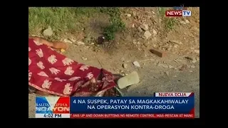 BP: 4 suspek, patay sa magkakahiwalay na operasyon kontra-droga