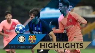INTER 0-2 BARCELONA | HIGHLIGHTS | Matchday 04 - UEFA Youth League 2018/19