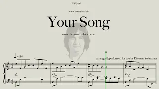 Your Song  -  Easy Piano