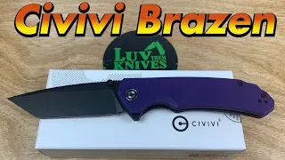 Civivi Brazen / includes disassembly/ great drop shut action affordable user EDC !