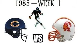 Walter Payton Highlights | 1985 - Week 1 | Tampa Bay at Chicago