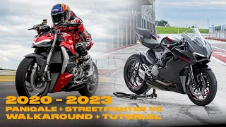2020 - 2023 Ducati Panigale V2 and Streetfighter V2 Walkaround + Tutorial