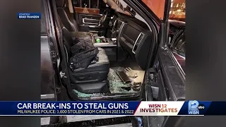 Milwaukee police: 1,600 guns stolen from cars in past two years