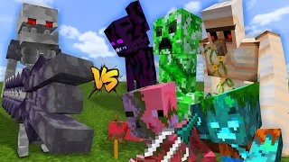 PRIME SKELETON vs. ALL TITANS! || PART1 || MCPE