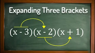 Expanding three brackets - GCSE Maths