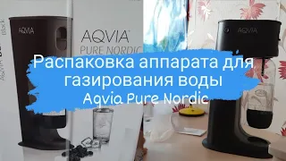 Аппарат для газирования воды Aqvia Pure Nordic.Автомат газированной воды в домашних условиях.Влог